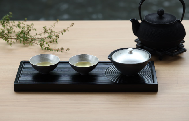 温かい日本茶